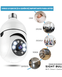 Cámara Bombillo Wifi 360