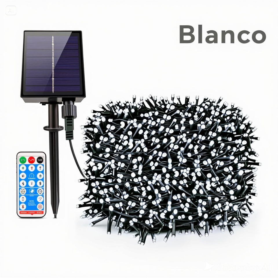 Luces de Navidad LED SOLARES  20m