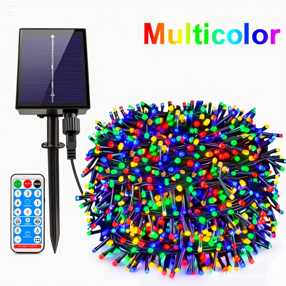 Luces de Navidad LED SOLARES  20m